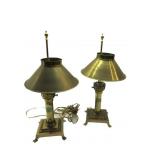 Mid Century Brass Desk Lamps 20'T