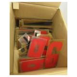 Plastic Sign Numbers