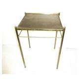 Small Metal Gold Tone Plant Stand 19'x12'
