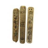 Japanese Wood Fishing Name Plates
