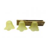 Vintage Yellow Glass Tulip Yard Art