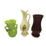Mid Century Ceramic Vases