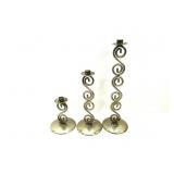 Silver Plated Candle Holders