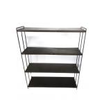 Mid Century Metal Book Shelf 36'x31'x10'