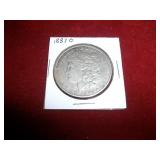 1887 O Morgan Silver Dollar