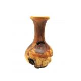 Vintage Wood Carved Vase 9.5'Tx4'W