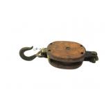 Large Antique Pulley 11'Wx4'D