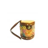 Vintage Round Sewing Basket,Handle Needs Repair Vintage Round Sewing Basket,Handle Needs Repair