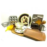 Vintage Kitchen Platters,Nut Basket,Hasko Trays Vintage Kitchen Platters,Nut Basket,Hasko Trays