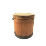 Wood Storage Barrel W/Lid 10.5'T Wood Storage Barrel W/Lid 10.5'T