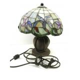 Electric Tiffany Style Stained Glass Lamp 14'T Electric Tiffany Style Stained Glass Lamp 14'T