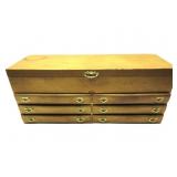 Vintage Jewlery Box W/Jewlery 11'Tx24.5'Wx8.5'D Vintage Jewlery Box W/Jewlery 11'Tx24.5'Wx8.5'D