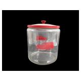 Vintage Gordons Glass Snack Jar 8'T Vintage Gordons Glass Snack Jar 8'T