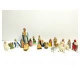 Vintage Christmas Nativity Pieces Vintage Christmas Nativity Pieces