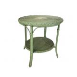 Vintage Wicker Table 25.5'Rx27'T Vintage Wicker Table 25.5'Rx27'T