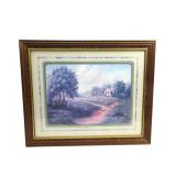 Framed Signed Print 19'x23' Framed Signed Print 19'x23'