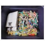 Tote Full Of Vintage Hair Rods,Cullers,Some Vtg Tote Full Of Vintage Hair Rods,Cullers,Some Vtg