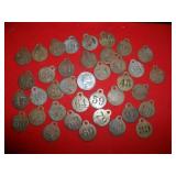Brass Tags w/Numbers Brass Tags w/Numbers