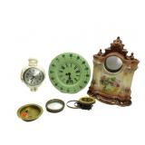 Vintage Broken Clocks,Ceramic,Metal Kitchen Clock Vintage Broken Clocks,Ceramic,Metal Kitchen Clock