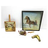 Brass Horsehead Cane Top,Race Horse Pic,Saddle Brass Horsehead Cane Top,Race Horse Pic,Saddle