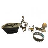Metal Candle Holders,Hibatchi Grill,Metal Base Metal Candle Holders,Hibatchi Grill,Metal Base