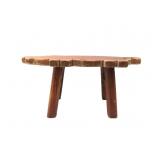 Primative Wood Pig Stool 7.5'T Primative Wood Pig Stool 7.5'T