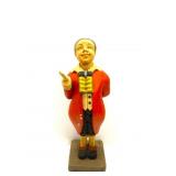 Antique Wood Gentleman Statue 20.5'T Antique Wood Gentleman Statue 20.5'T