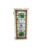 Antique Stained Glass Wall Hanger 39'X16' Antique Stained Glass Wall Hanger 39'X16'