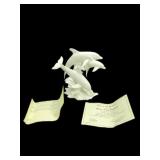 Lenox Dance Of The Dolphins Sculpture 7.5'Tall Lenox Dance Of The Dolphins Sculpture 7.5'Tall