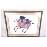 Carol Grigg Riding Riding Far Boy Native American Carol Grigg Riding Riding Far Boy Native American