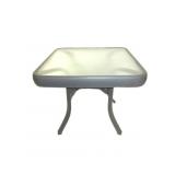 Glass Top Patio Table 20.5'x20.5'x17.5' Glass Top Patio Table 20.5'x20.5'x17.5'