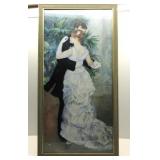 Framed Oil Painting Wedding Dancer 21'x40' Framed Oil Painting Wedding Dancer 21'x40'