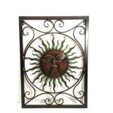 Metal Sun Design Decor: 29'T x 21'W Metal Sun Design Decor: 29'T x 21'W