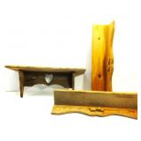 Wood Display Shelves 24'W Wood Display Shelves 24'W