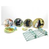 Dog Collectors Plates,Hanging Basket Dog Collectors Plates,Hanging Basket