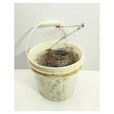 Bucket W/Barbwire Bucket W/Barbwire
