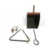 Vintage Items,Grain Scoop,Brass Bell,Bells