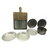 Vintage Kitchen,Pie Pans,Swans Bundt Pan