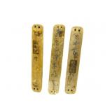 Vintage Japanese Wood Fishing Name Plates 14"L