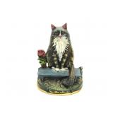 Cat Door Stop 10"T