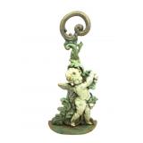 Cast Iron Cherub Door Stop 17"T