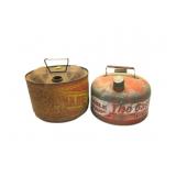 Vintage Gasoline Cans Not Mint Shape