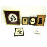 Vintage Silhoutte Framed Pics