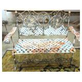 Antique Patio Bench