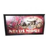 Framed Wood Picture 28"x52