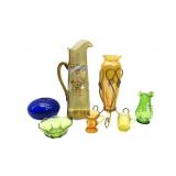 Colored Glass Lot
