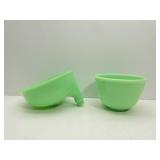 Jadtite Mixing Bowl W/Mixer Attachment