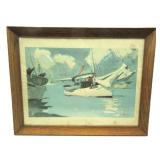 Boat W/Crew 21"x27"