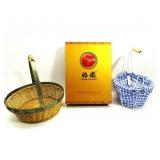 Baskets W/Tea Box