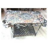 Antique Patio Table 33"x19"